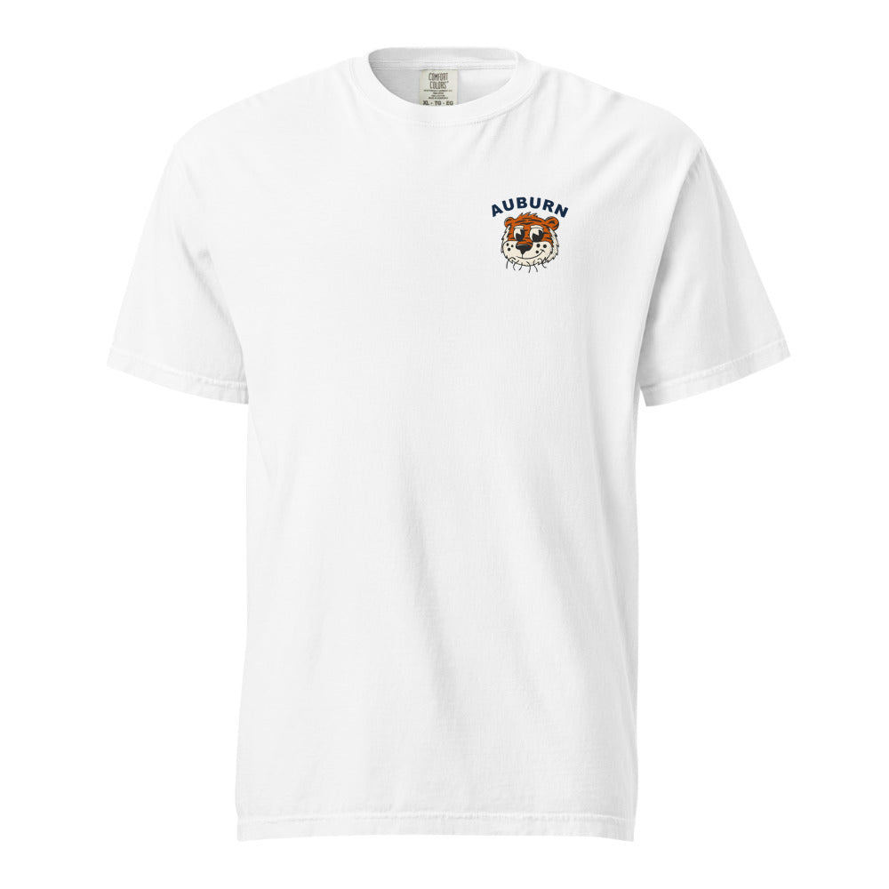 Auburn Tigers Quarterback tee — White (front chest)