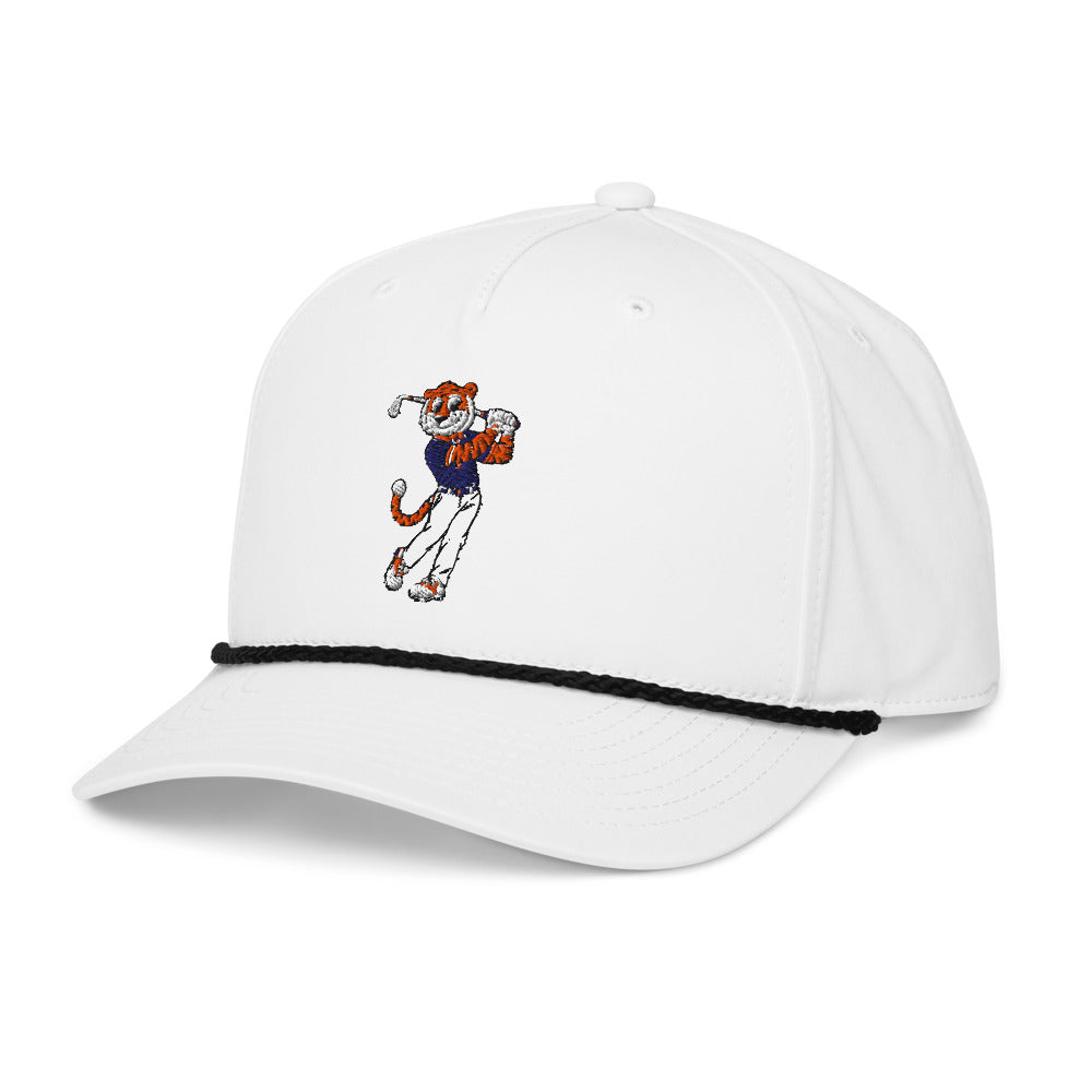 Auburn Tigers Golfer rope hat — White (leftfront)