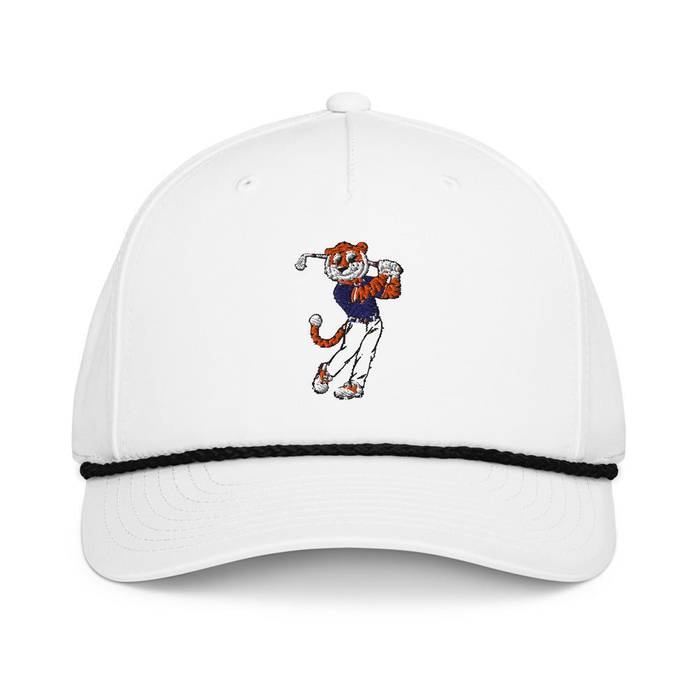 Auburn Tigers Golfer rope hat — White