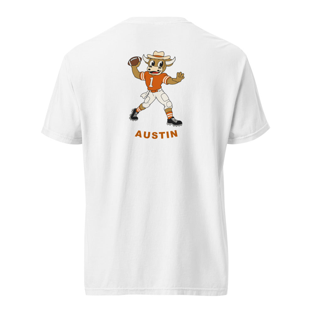 Texas Longhorns Quarterback tee — White (back)