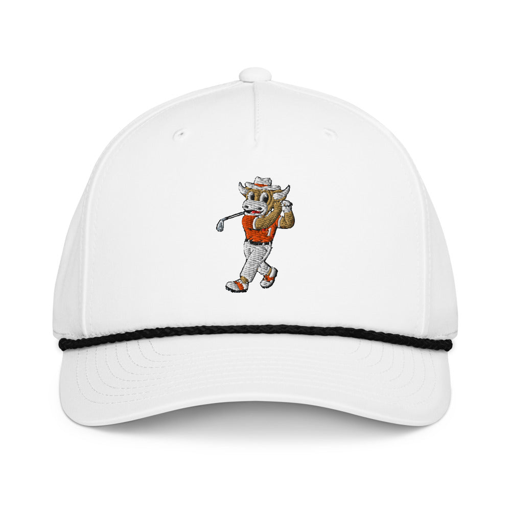 Texas Longhorns Golfer rope hat — White