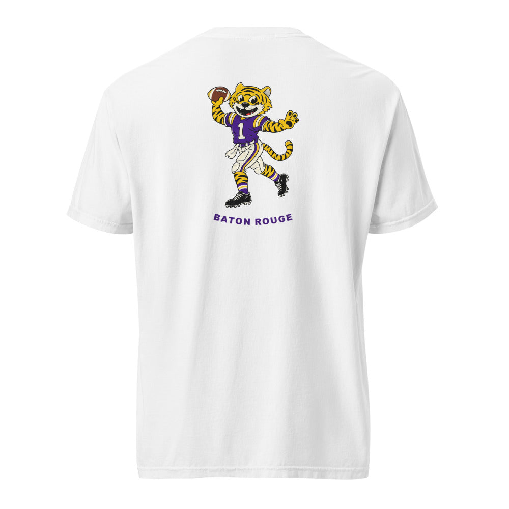 LSU Tigers Quarterback tee — White (back)