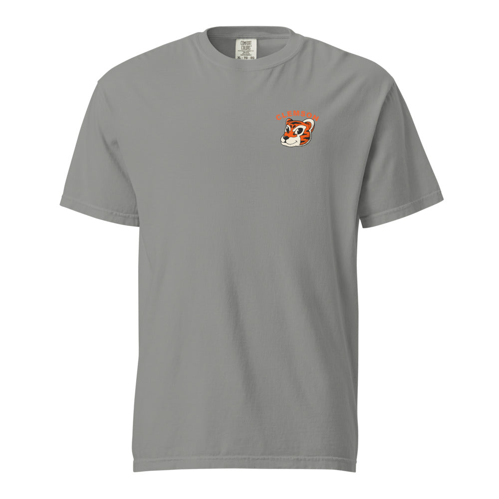 Clemson Tigers Quarterback tee — Grey (front chest)
