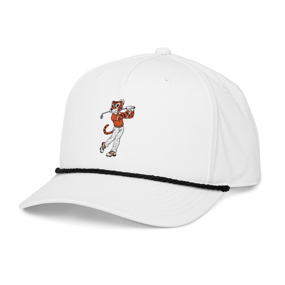 Clemson Tigers Golfer rope hat — White (leftfront)