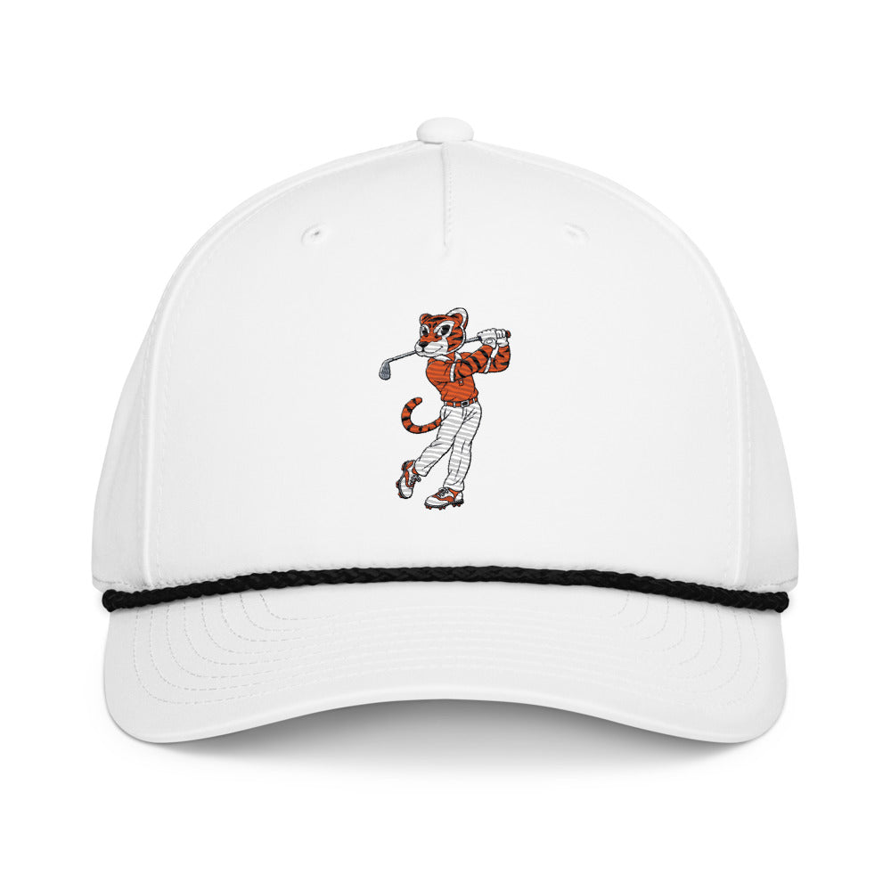 Clemson Tigers Golfer rope hat — White
