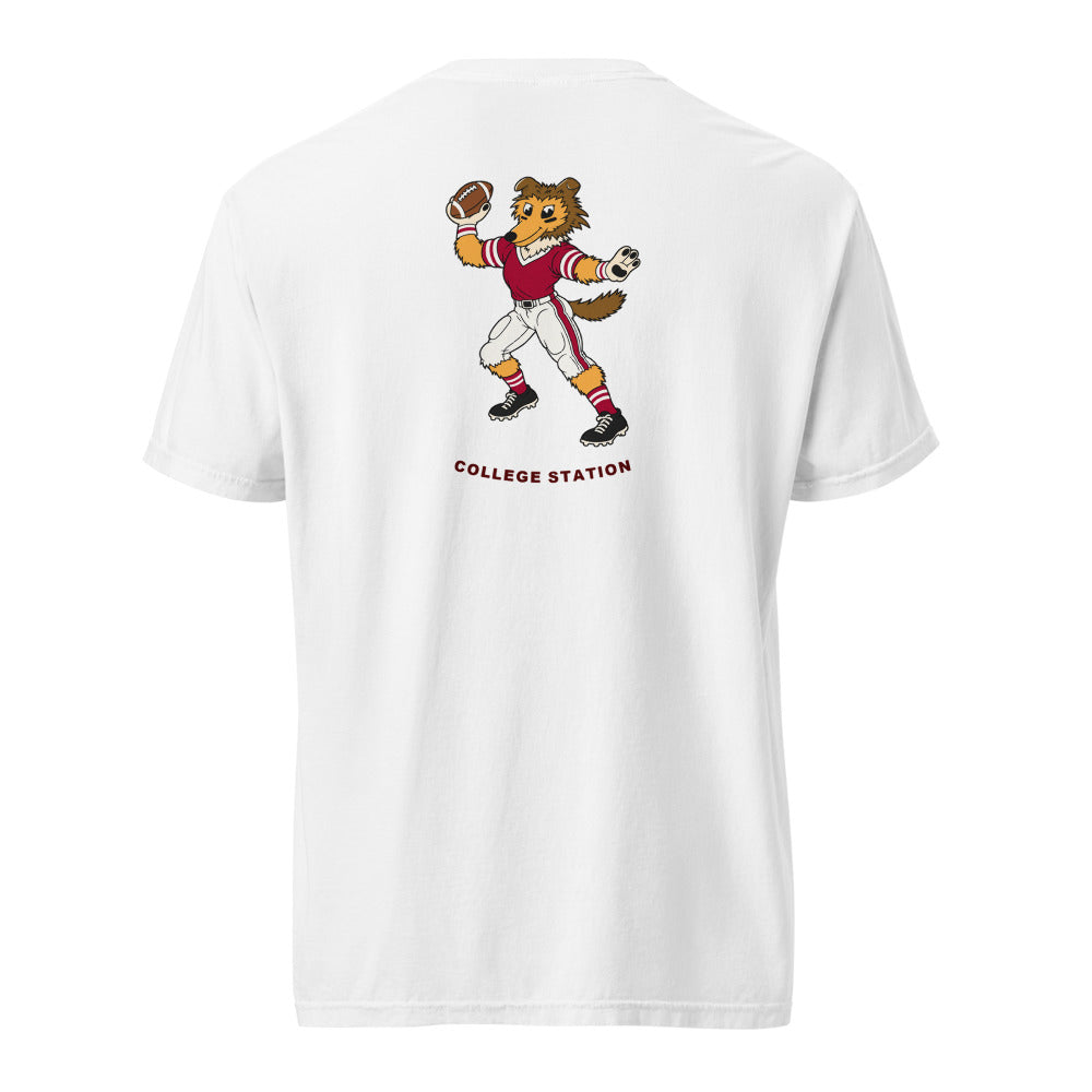 Texas A&M Aggies Quarterback tee — White (back)