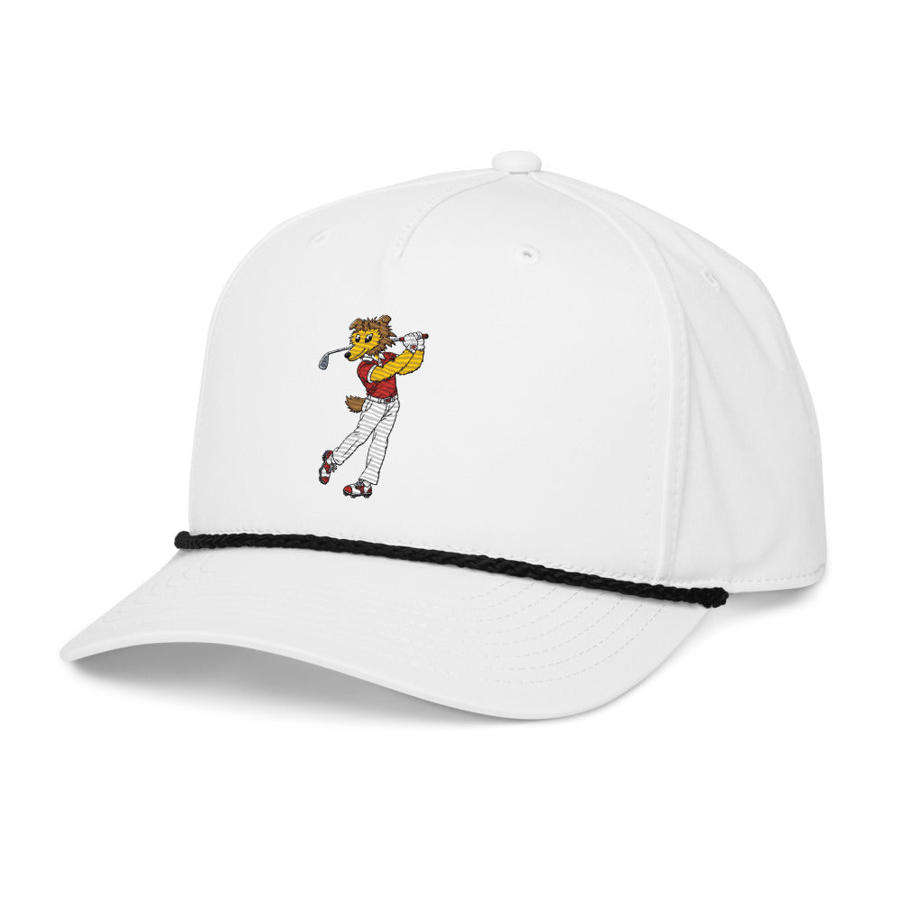 Texas A&M Aggies Golfer rope hat — White (leftfront)