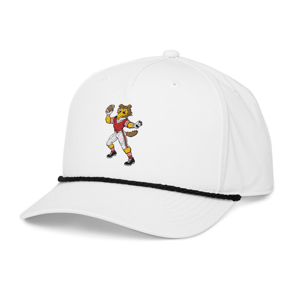 Texas A&M Aggies Quarterback rope hat — White (leftfront)