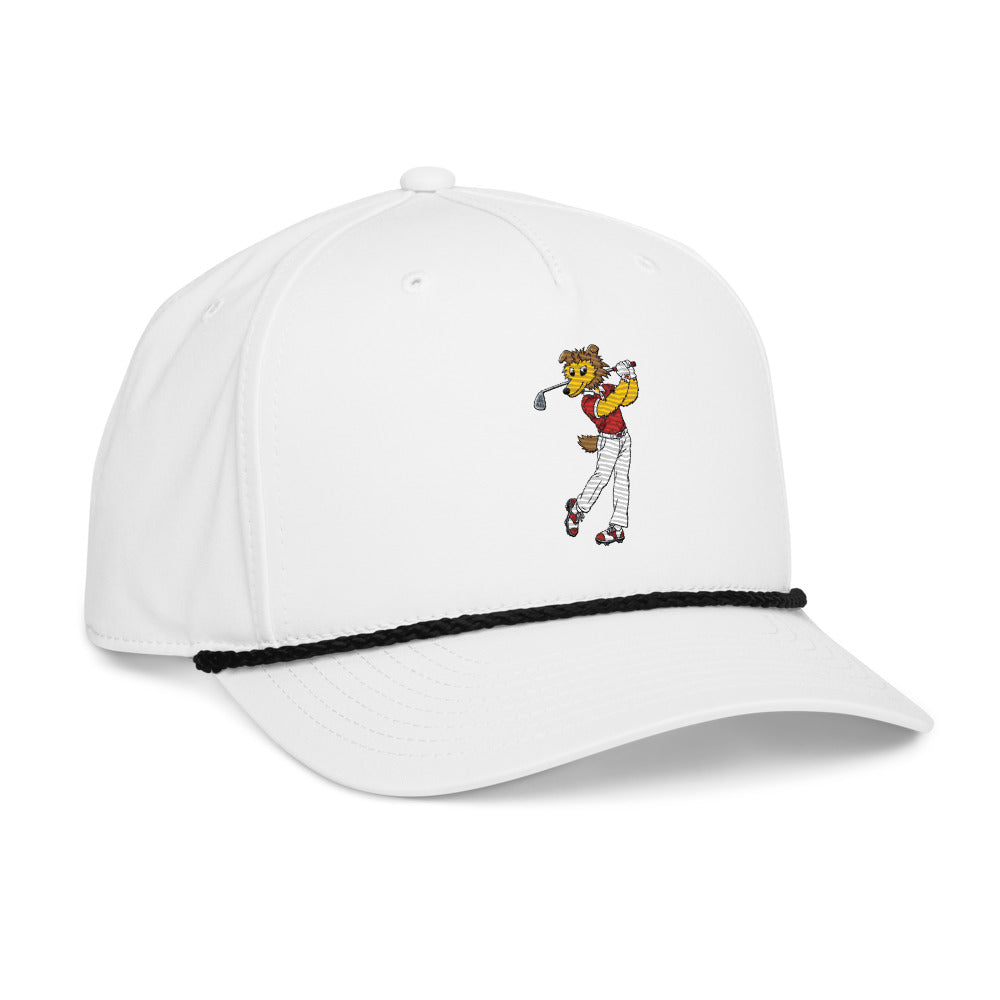 Texas A&M Aggies Golfer rope hat — White (rightfront)