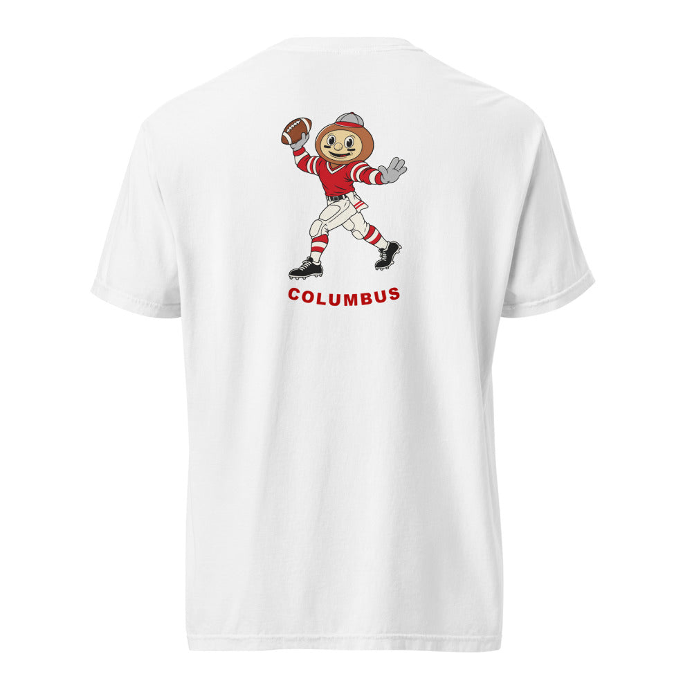 Ohio State Buckeyes Quarterback tee — White (back)