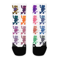 Baton Rouge LSU Tigers vintage socks - white front