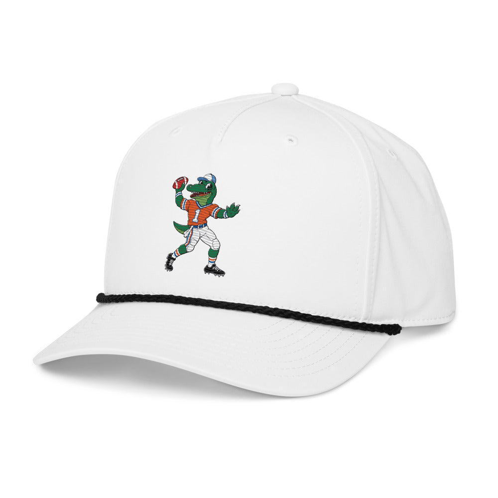 Florida Gators Quarterback rope hat — White (leftfront)