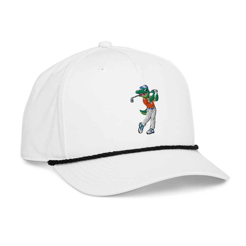 Florida Gators Golfer rope hat — White (rightfront)