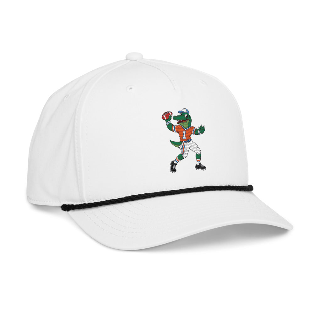 Florida Gators Quarterback rope hat — White (rightfront)