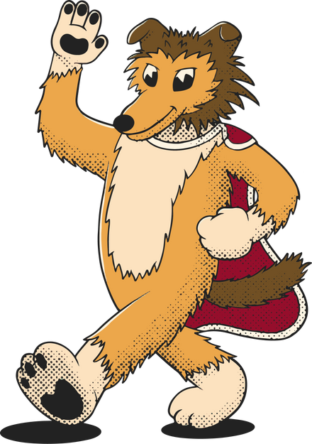 Texas A&M Aggies vintage walking mascot
