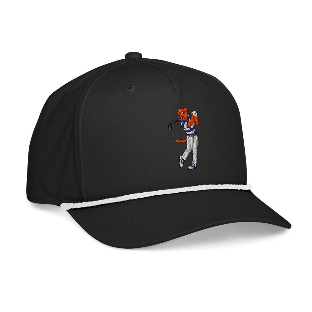 Penn State Nittany Lions Golfer rope hat — Black (rightfront)