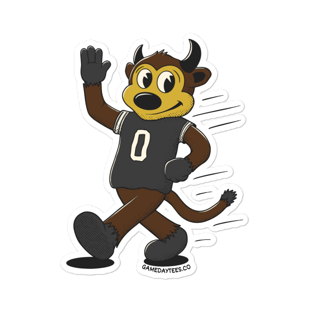 Boulder Colorado Buffaloes vintage stickers