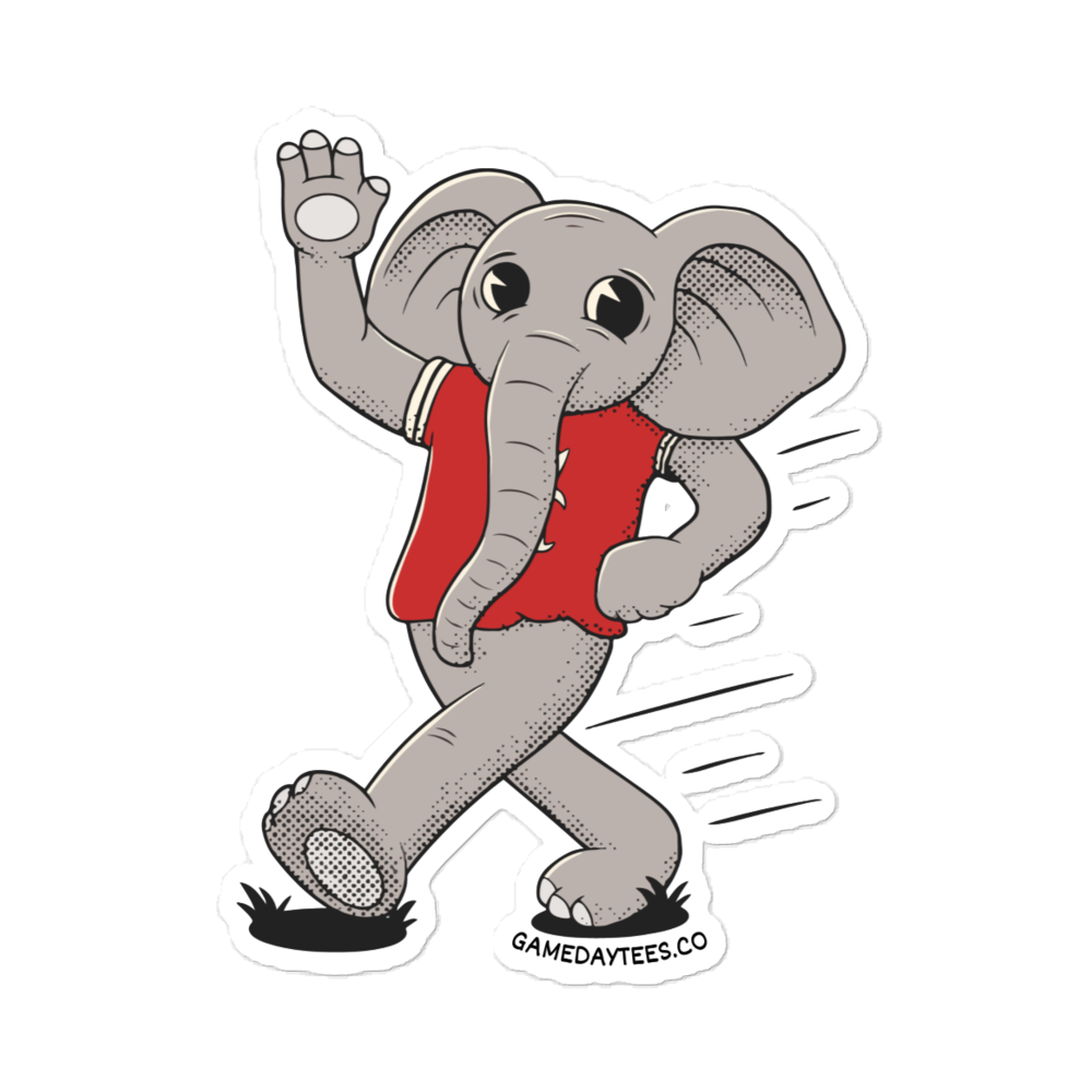 Tuscaloosa Alabama Crimson Tide vintage stickers