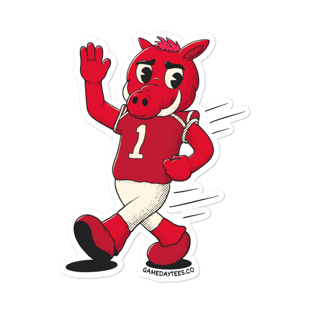 Fayetteville Arkansas Razorbacks vintage stickers