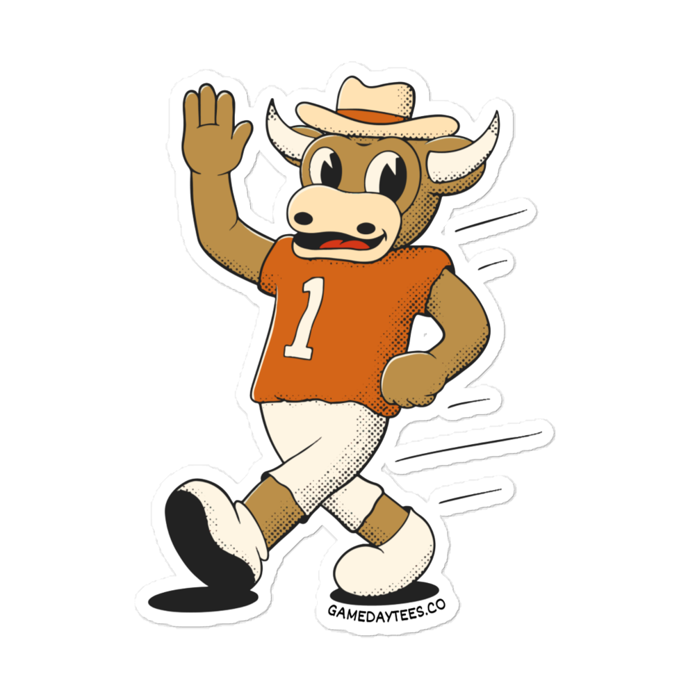 Austin Texas Longhorns vintage stickers