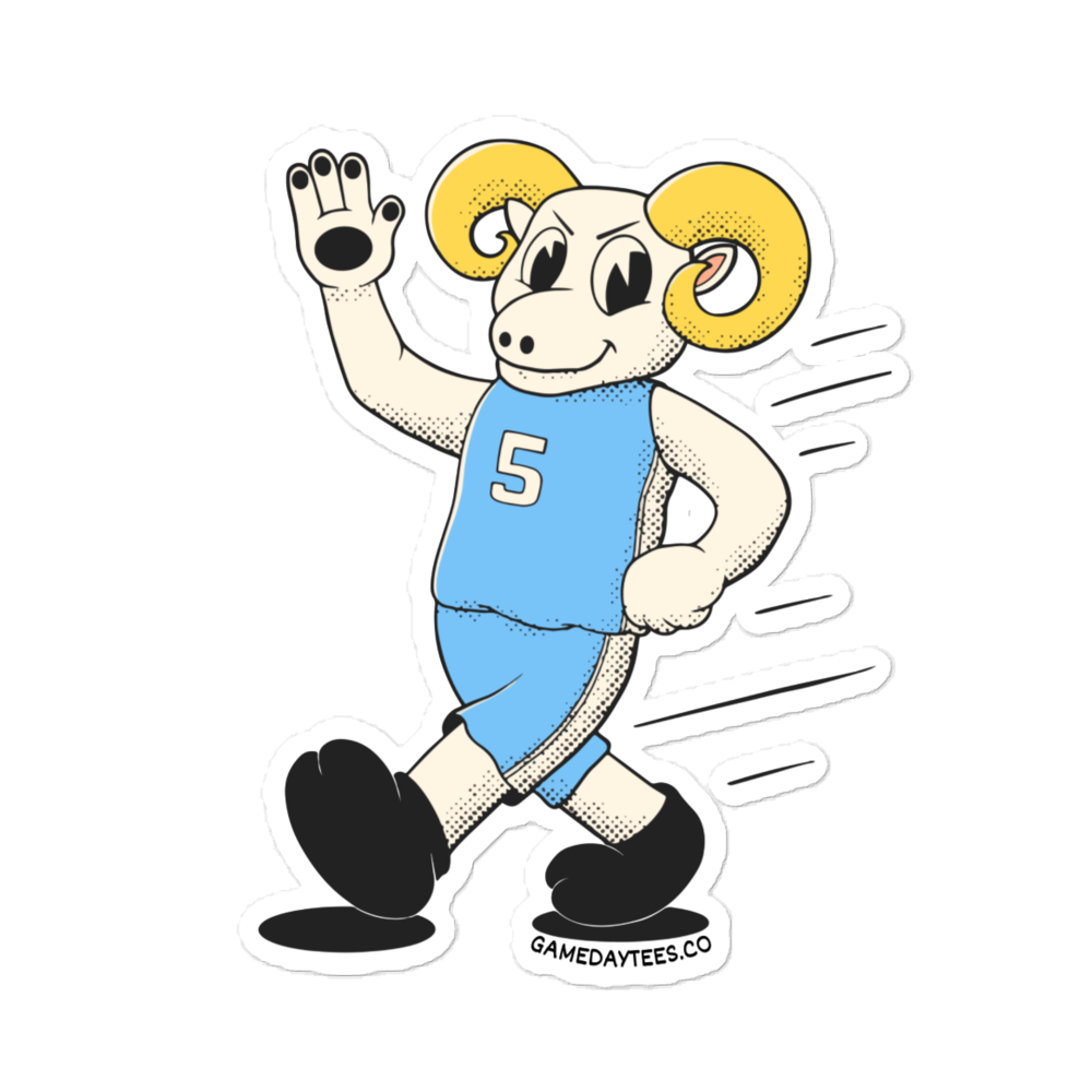 Chapel Hill North Carolina Tar Heels vintage stickers