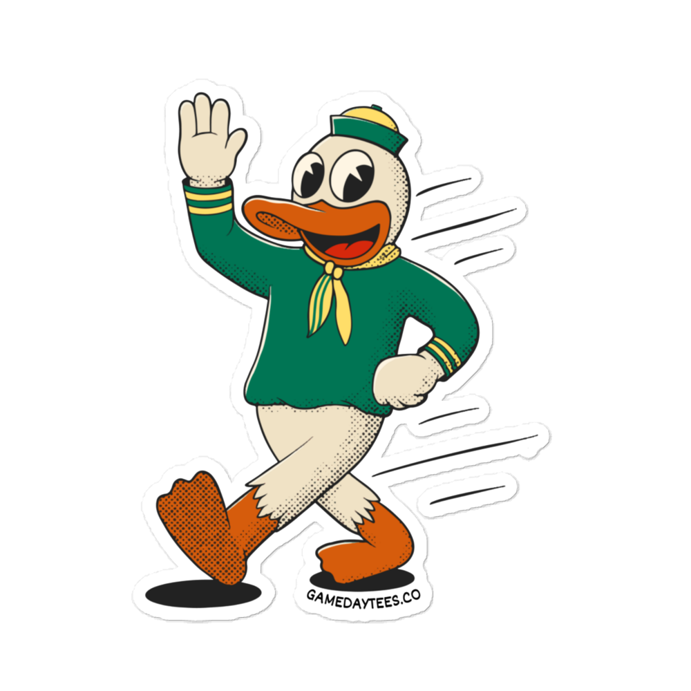 Eugene Oregon Ducks vintage stickers