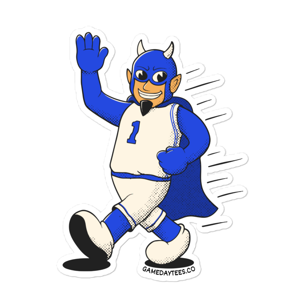 Durham Duke Blue Devils vintage stickers