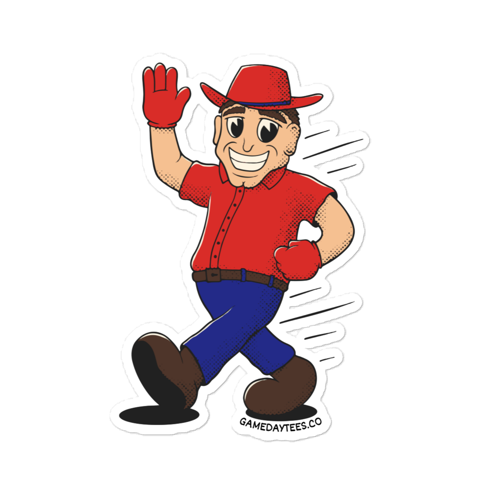 Lincoln Nebraska Cornhuskers vintage stickers