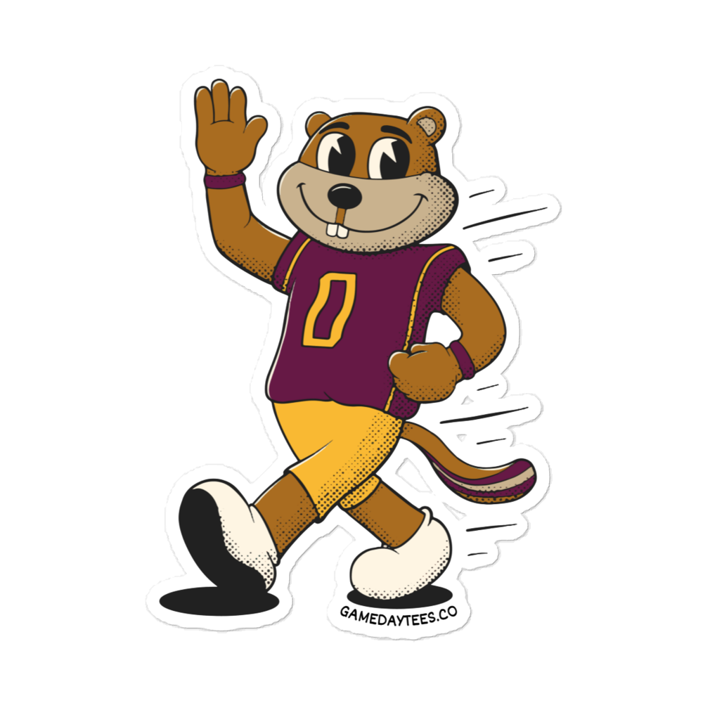 Minneapolis Minnesota Golden Gophers vintage stickers