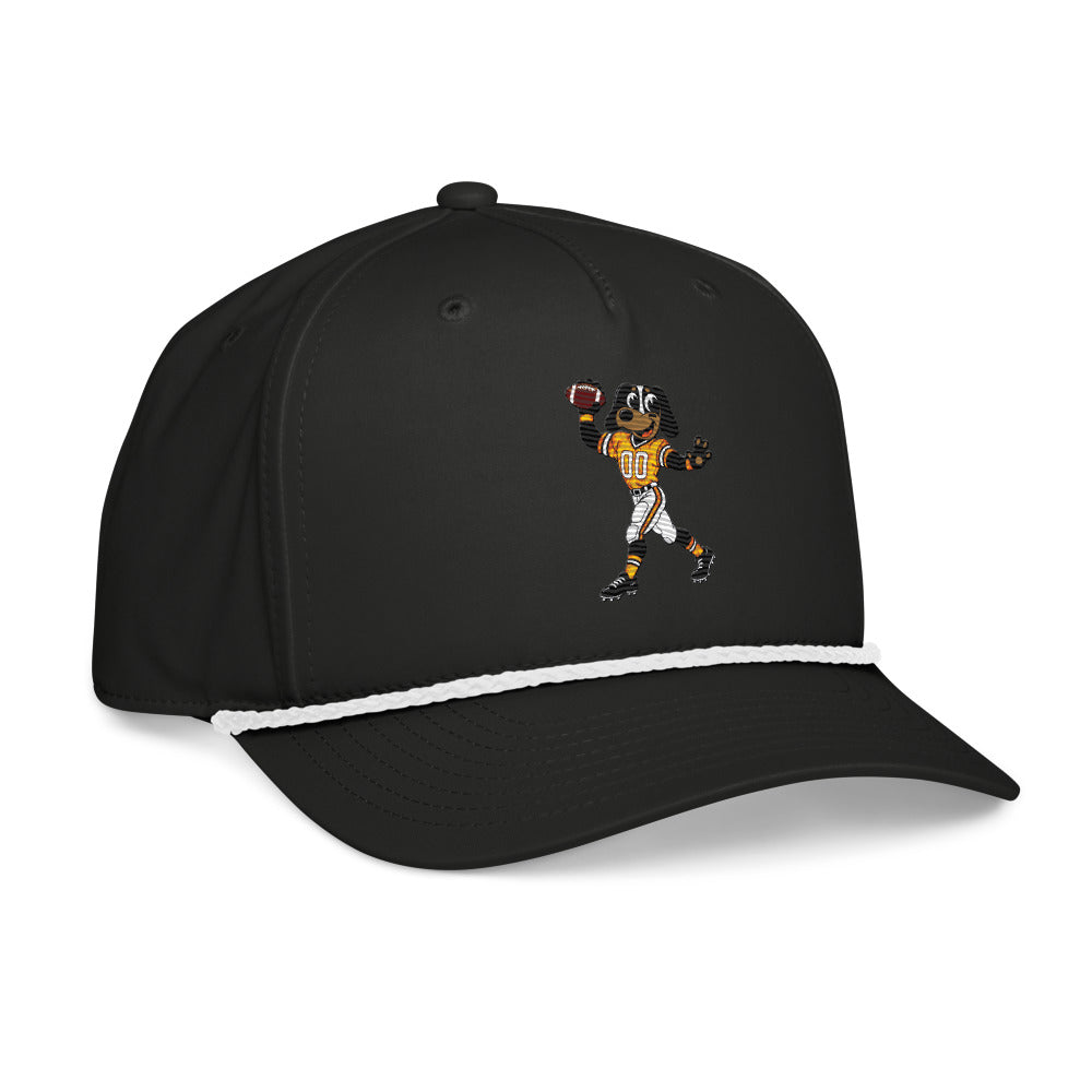 Tennessee Volunteers Quarterback rope hat — Black (rightfront)