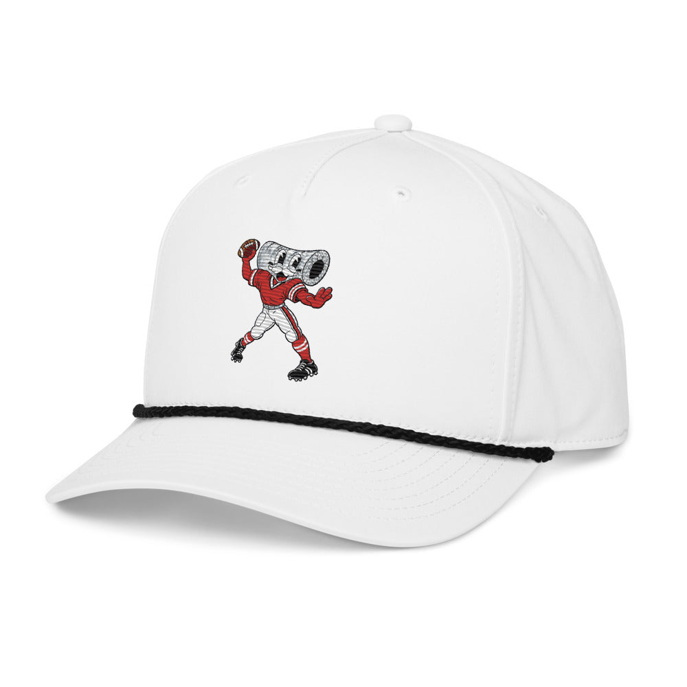 Oklahoma Sooners Quarterback rope hat — White (leftfront)