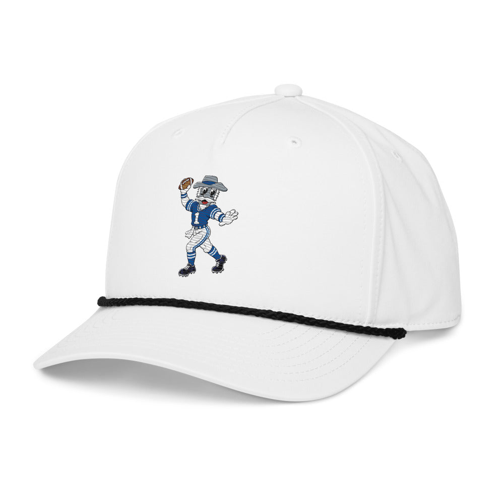 Ole Miss Rebels Quarterback rope hat — White (leftfront)