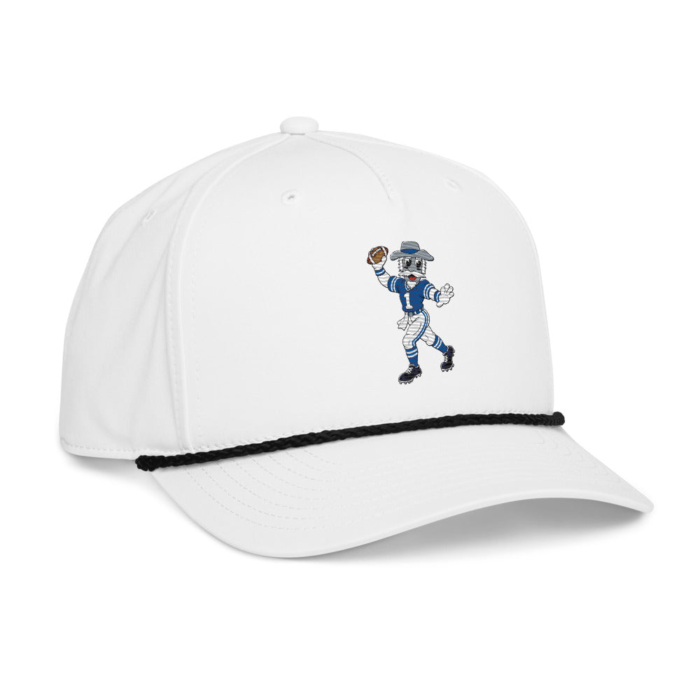 Ole Miss Rebels Quarterback rope hat — White (rightfront)
