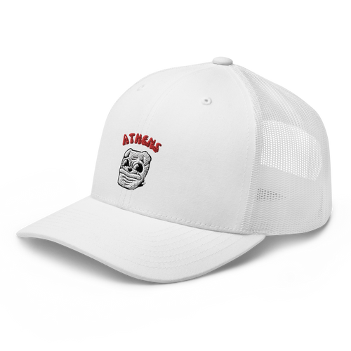 Athens Georgia Bulldogs vintage snapback hat - white front