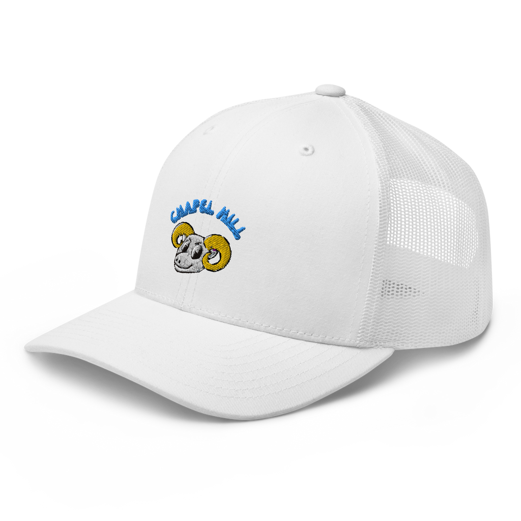 Chapel Hill North Carolina Tar Heels vintage snapback hat - white front