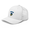 Durham Duke Blue Devils vintage snapback hat - white front