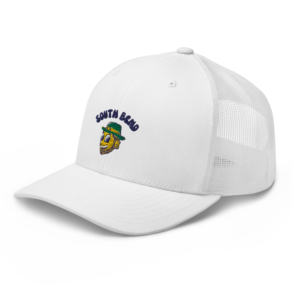 South Bend Notre Dame Fighting Irish vintage snapback hat - white front
