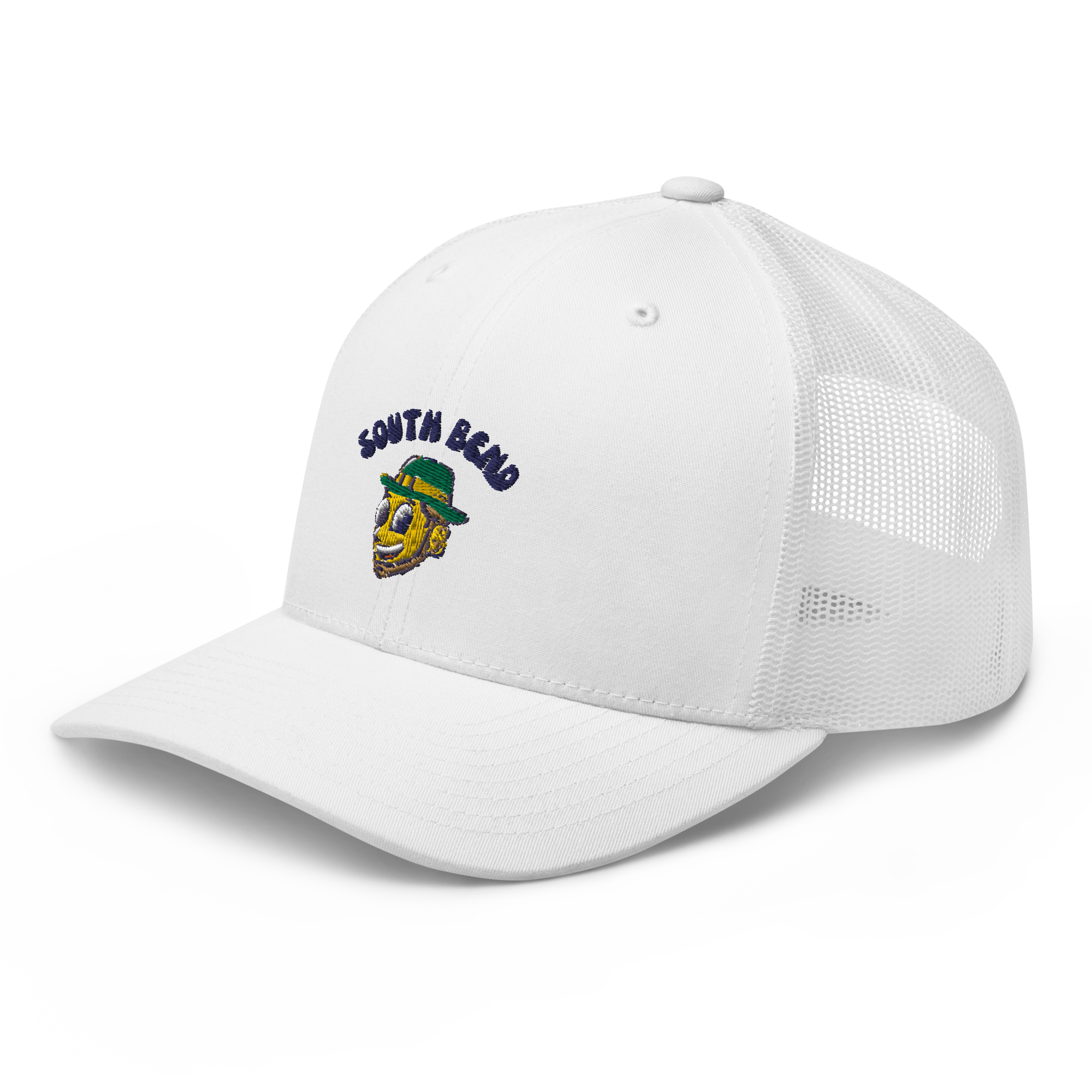 South Bend Notre Dame Fighting Irish vintage snapback hat - white front