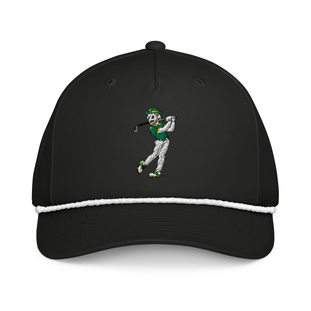 Notre Dame Fighting Irish Golfer rope hat — Black