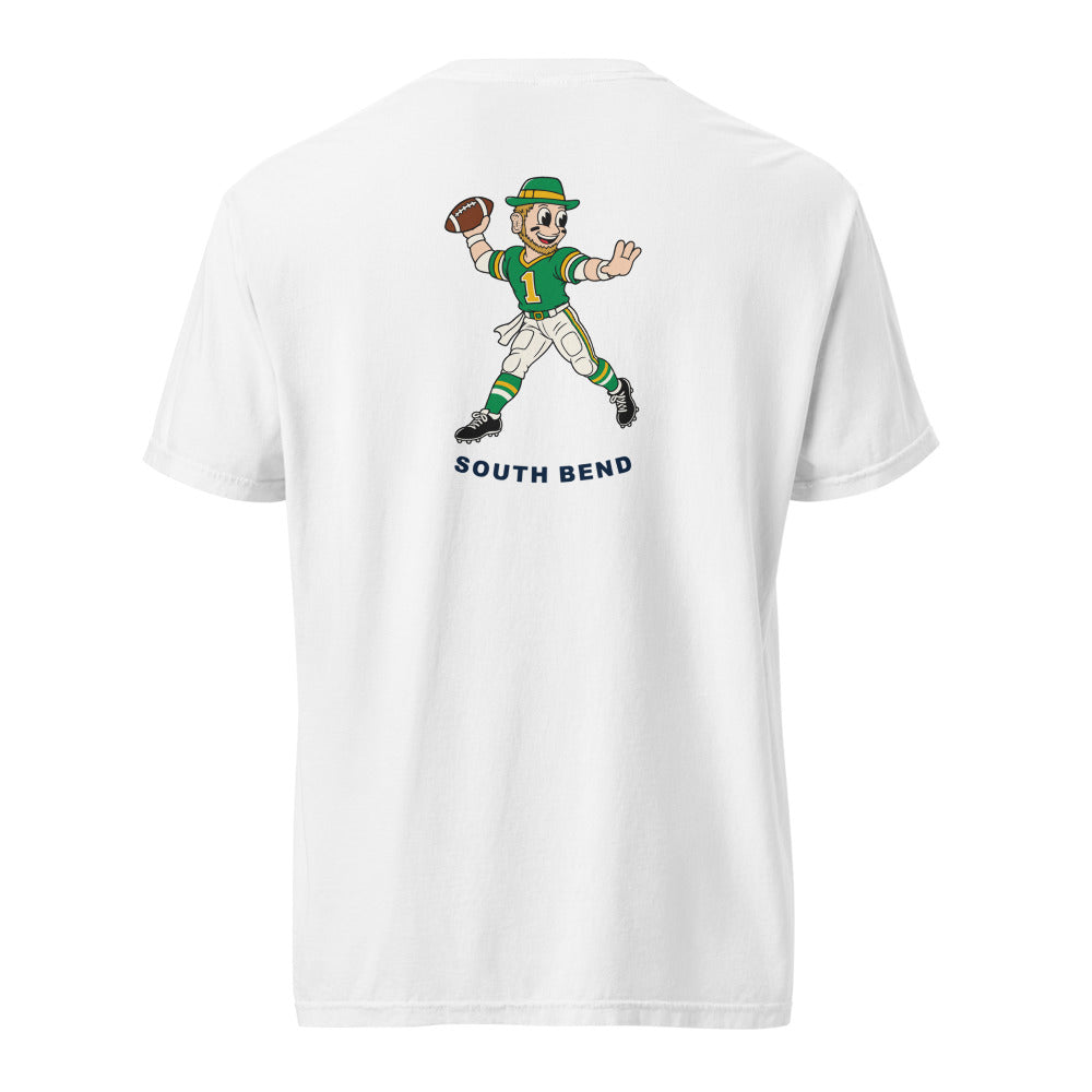 Notre Dame Fighting Irish Quarterback tee — White (back)