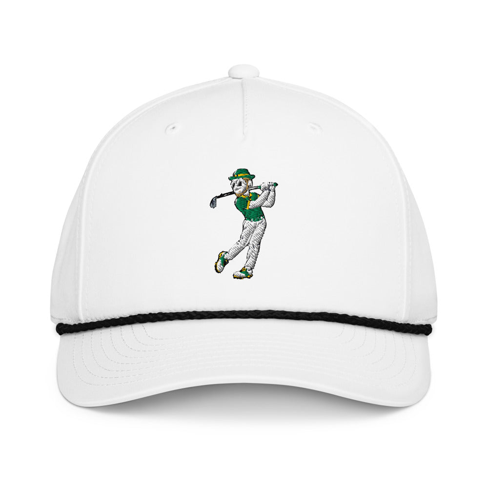 Notre Dame Fighting Irish Golfer rope hat — White