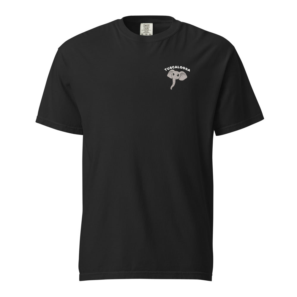 Alabama Crimson Tide Quarterback tee — Black (front chest)