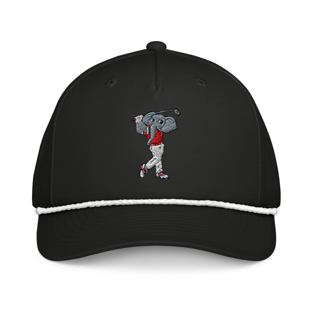Alabama Crimson Tide Golfer rope hat — Black