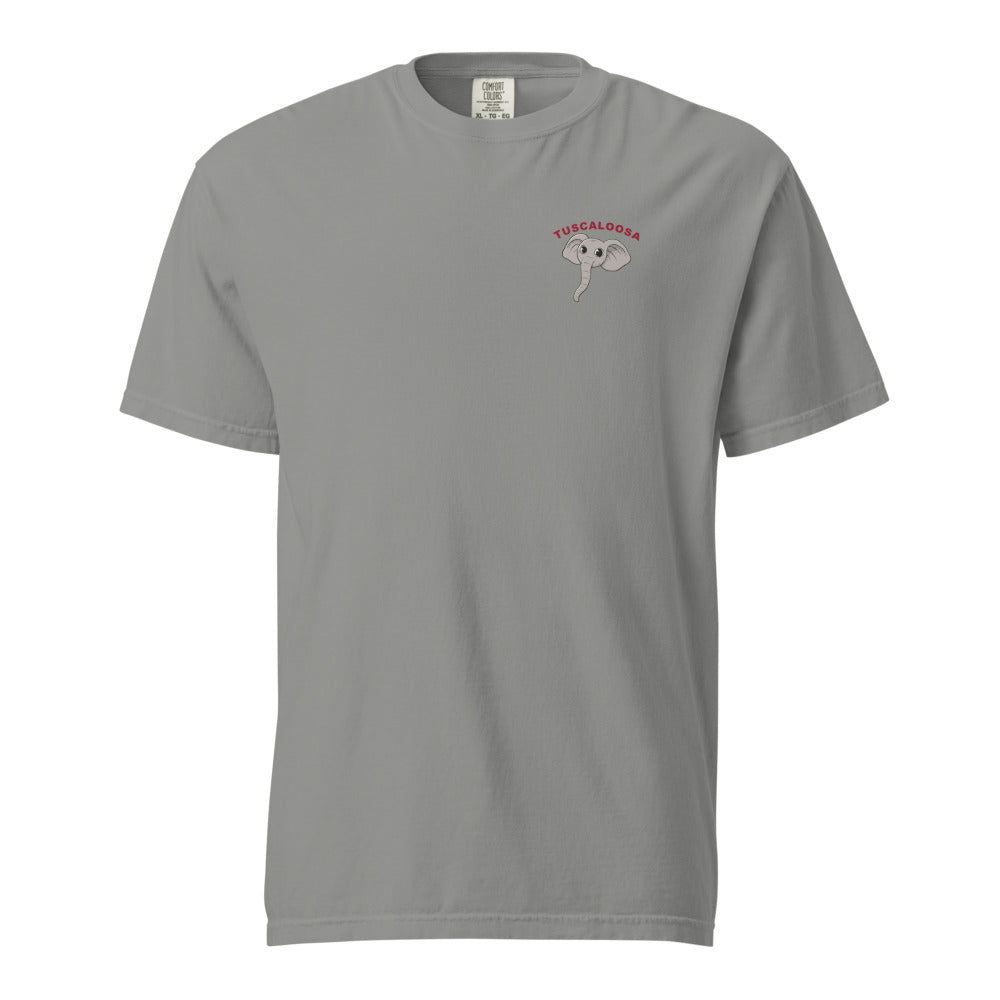 Alabama Crimson Tide Quarterback tee — Grey (front chest)