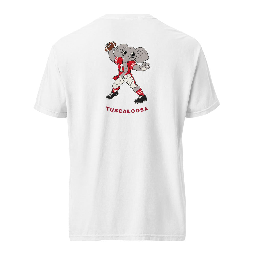 Alabama Crimson Tide Quarterback tee — White (back)