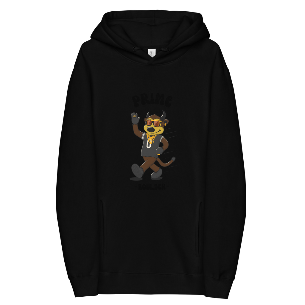 Prime Boulder Colorado Buffaloes vintage hoodie - black front