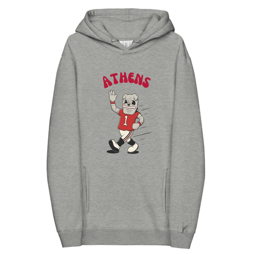 Athens Georgia Bulldogs vintage hoodie - grey front