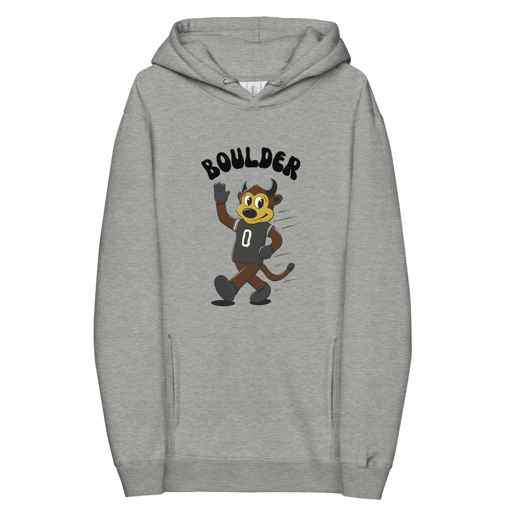 Boulder Colorado Buffaloes vintage hoodie - grey front