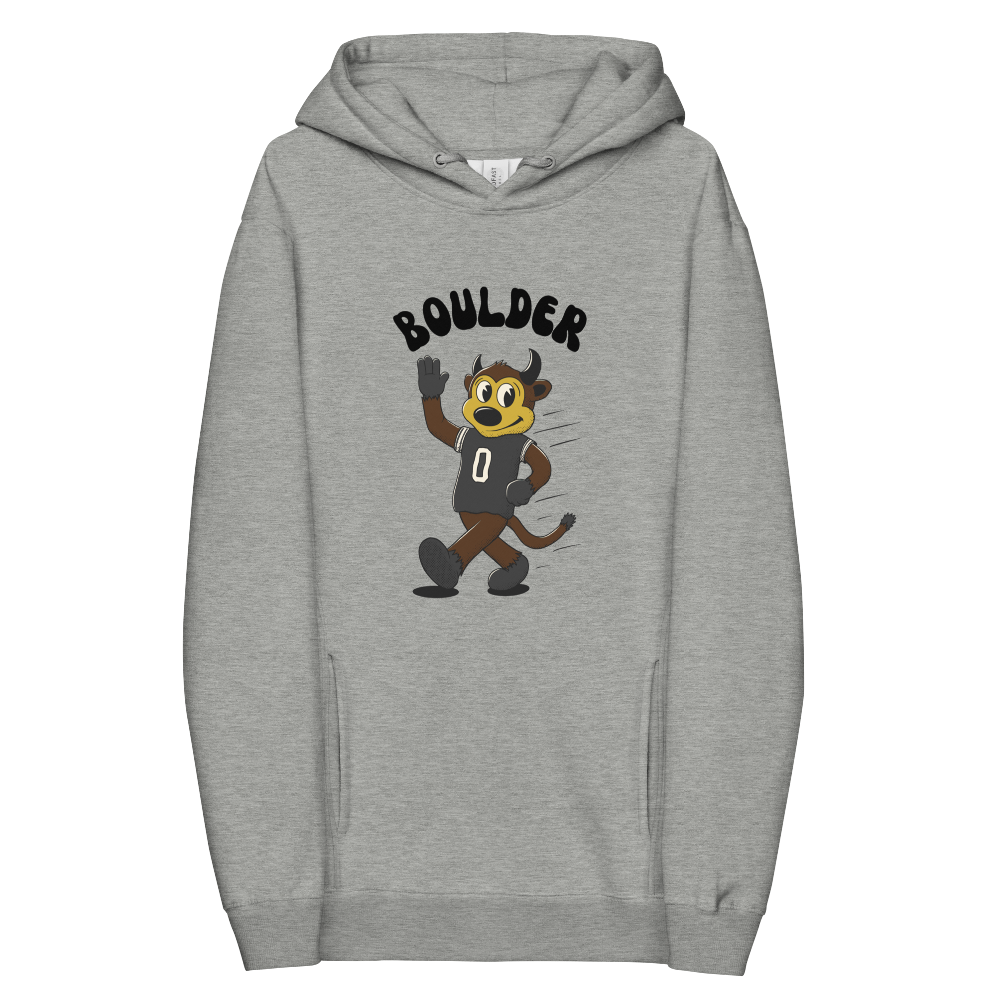Boulder Colorado Buffaloes vintage hoodie - grey front