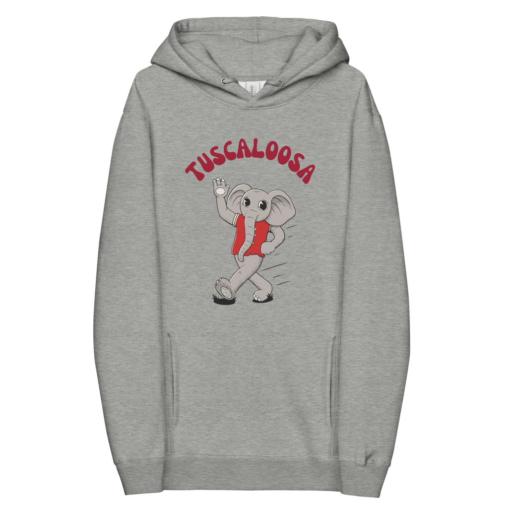 Tuscaloosa Alabama Crimson Tide vintage hoodie - grey front